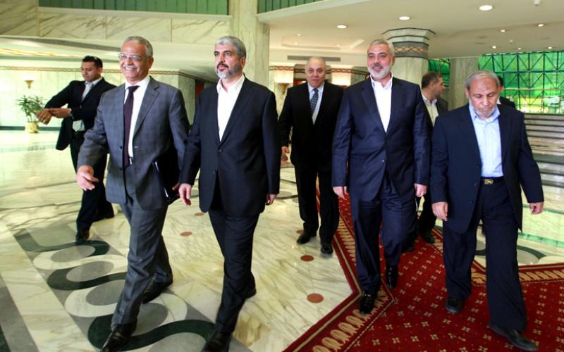 صور:مشعل وهنية يزوران المخابرات المصرية