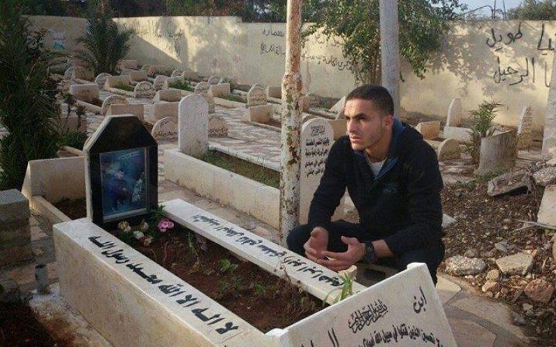 صور: جثمان حمزة أبو الهيجا على الأكتاف