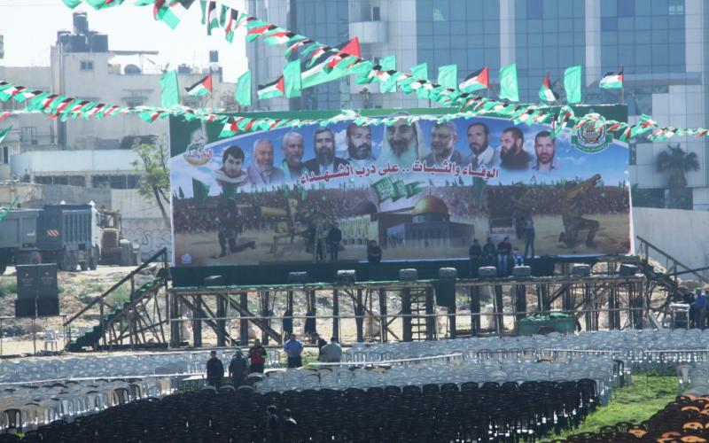 صور: حماس تنهي استعدادات المهرجان