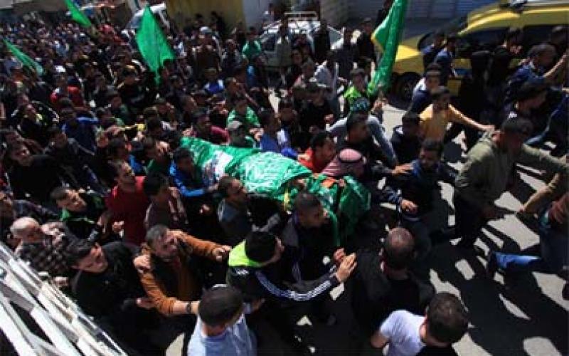 صور: جنين تخرج لوداع شهدائها