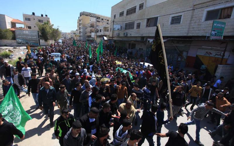 صور: جنين تخرج لوداع شهدائها