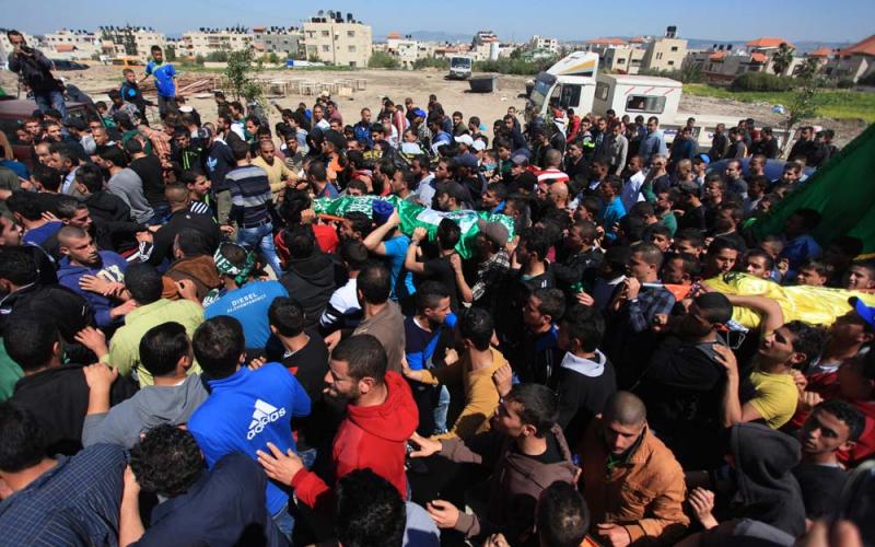 صور: جنين تخرج لوداع شهدائها