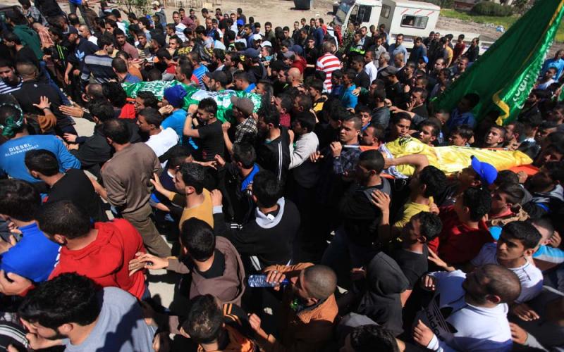 صور: جنين تخرج لوداع شهدائها