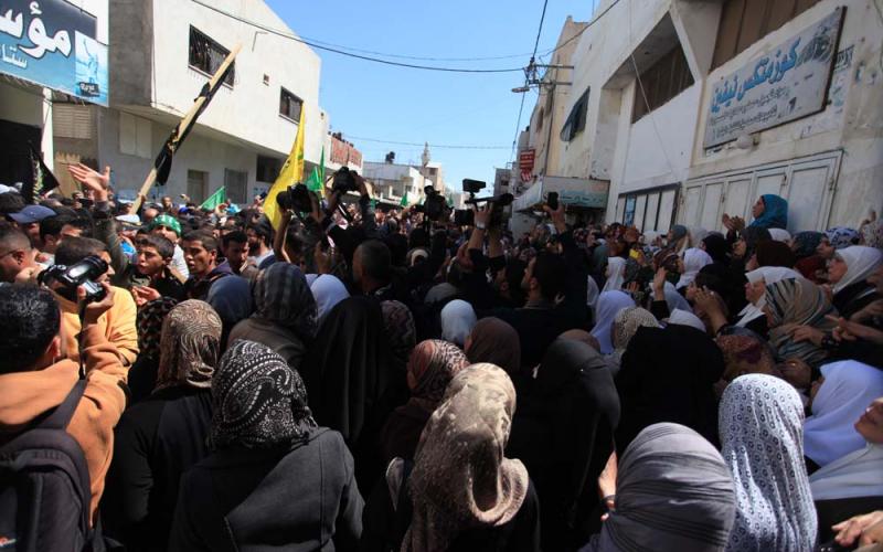 صور: جنين تخرج لوداع شهدائها