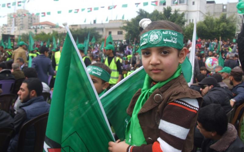 صور: أطفال يشاركون في مهرجان "حماس"