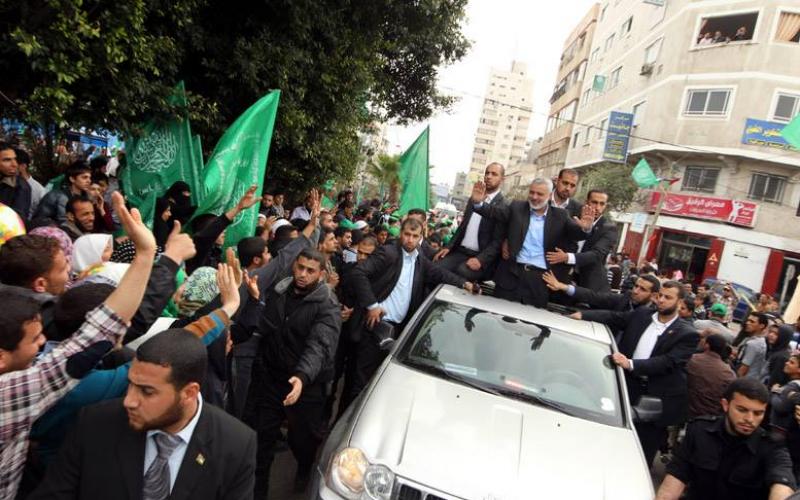 صور: رئيس الوزراء هنية خلال المهرجان