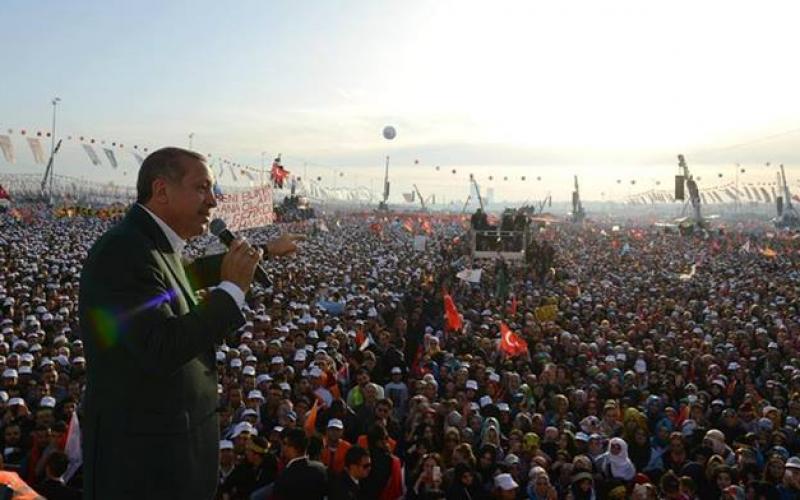 صور: 2 مليون بمهرجان انتخابي بحضور أردوغان