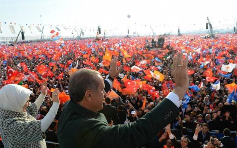 صور: 2 مليون بمهرجان انتخابي بحضور أردوغان