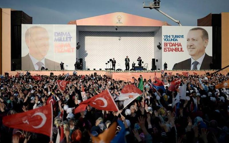 صور: 2 مليون بمهرجان انتخابي بحضور أردوغان