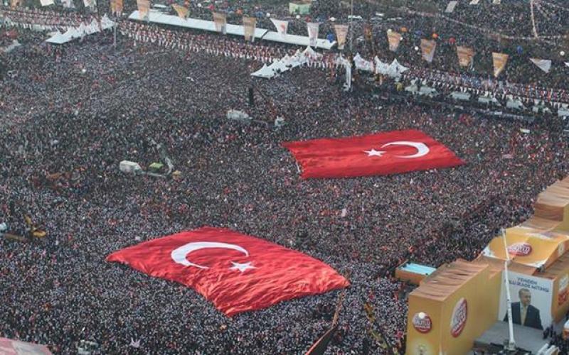 صور: 2 مليون بمهرجان انتخابي بحضور أردوغان