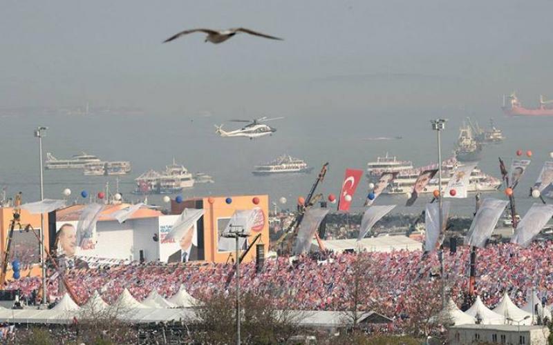 صور: 2 مليون بمهرجان انتخابي بحضور أردوغان