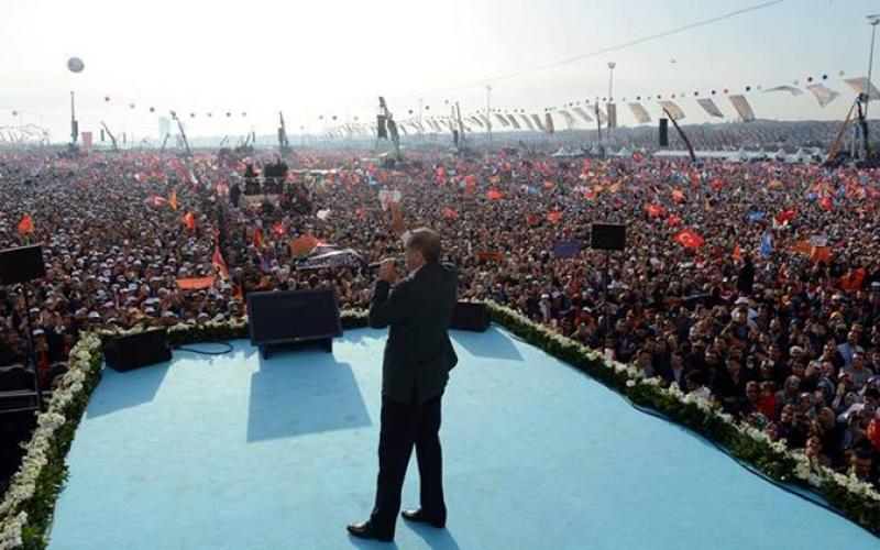 صور: 2 مليون بمهرجان انتخابي بحضور أردوغان
