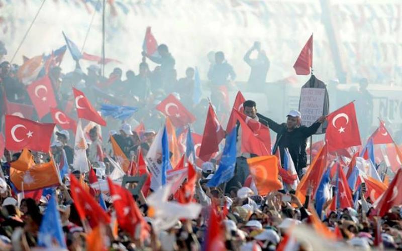 صور: 2 مليون بمهرجان انتخابي بحضور أردوغان
