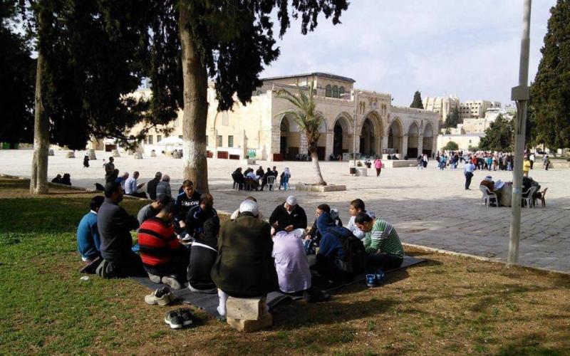 بالصور: مستوطنون يدنسون ساحات الأقصى