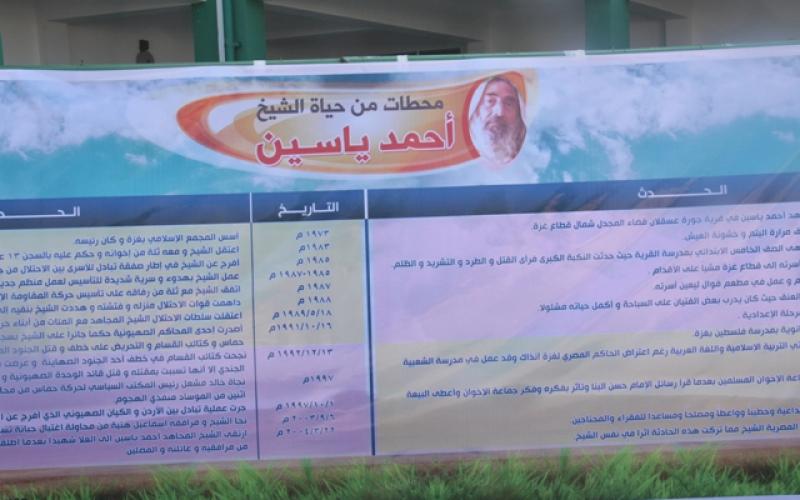 صور: مدرسة برفح تنظم حفلا بذكرى الياسين