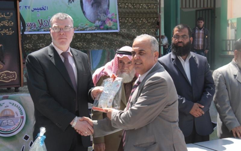 صور: مدرسة برفح تنظم حفلا بذكرى الياسين