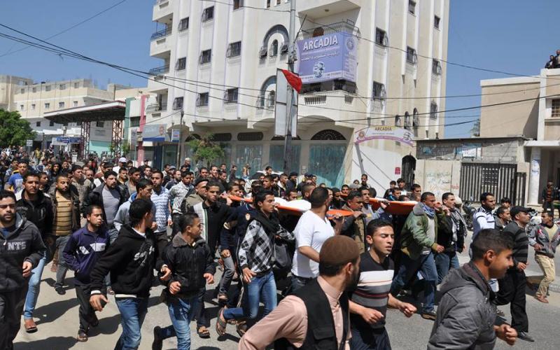 صور: تشييع ضحايا حريق رفح