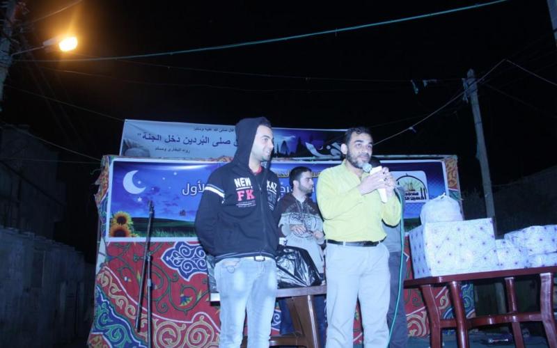 بالصور: مسجد "الحسين" يعقد أمسية ترفيهيّة