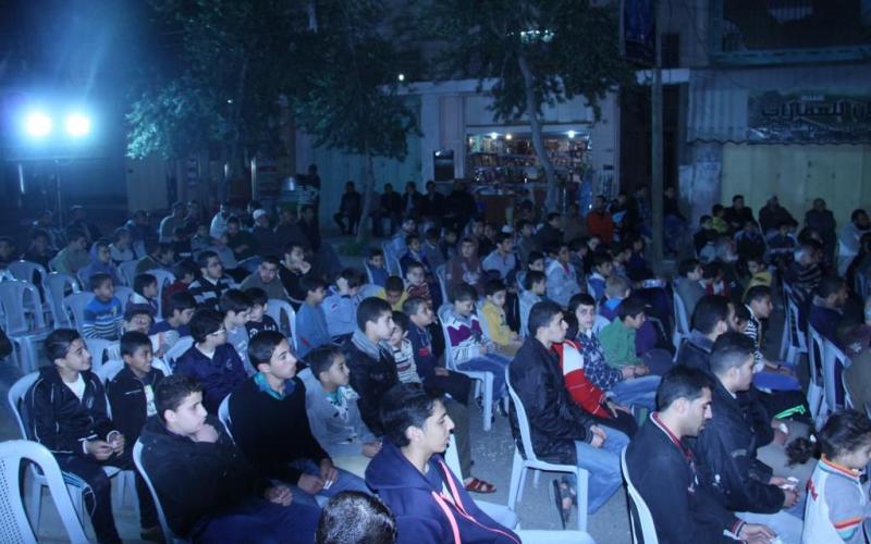بالصور: مسجد "الحسين" يعقد أمسية ترفيهيّة