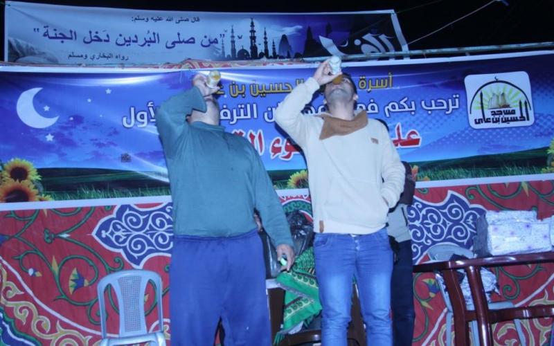 بالصور: مسجد "الحسين" يعقد أمسية ترفيهيّة