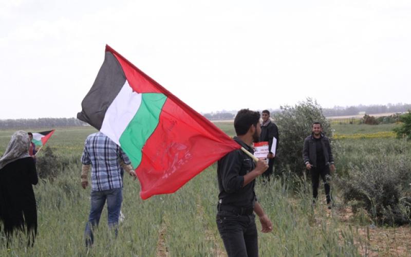 صور: إحياء "يوم الأرض" شرق خانيونس