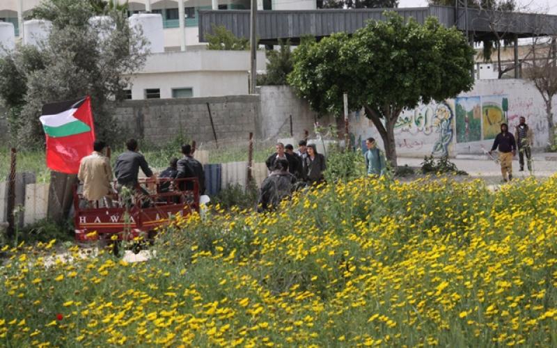 صور: إحياء "يوم الأرض" شرق خانيونس