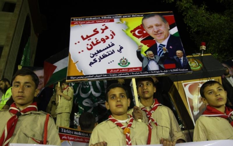 صور: مسيرة بجباليا ابتهاجاً بفوز أردوغان