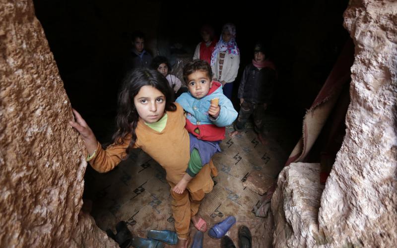 صور: مخابئ الكهوف في سوريا