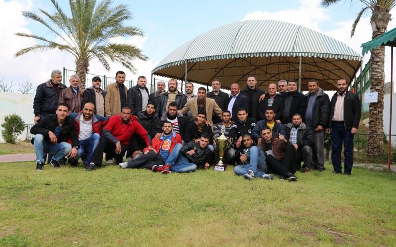 صور: "حماس" تكرم خدمات البريج لكرة السلة