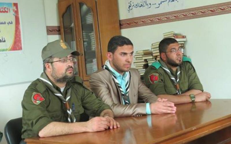 بالصور: كشافة البريج تنظيم مسيراً كشفياً