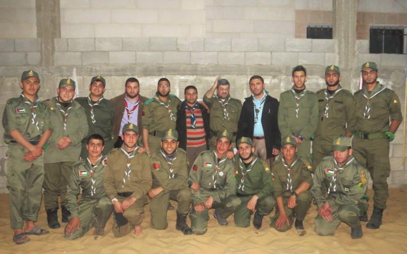 بالصور: كشافة البريج تنظيم مسيراً كشفياً
