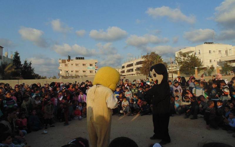 بالصور: "الزوايدة" تنظم يوماً ترفيهياً للأطفال
