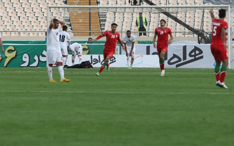 صور: الأولمبي يسقط أمام إيران بثلاثية