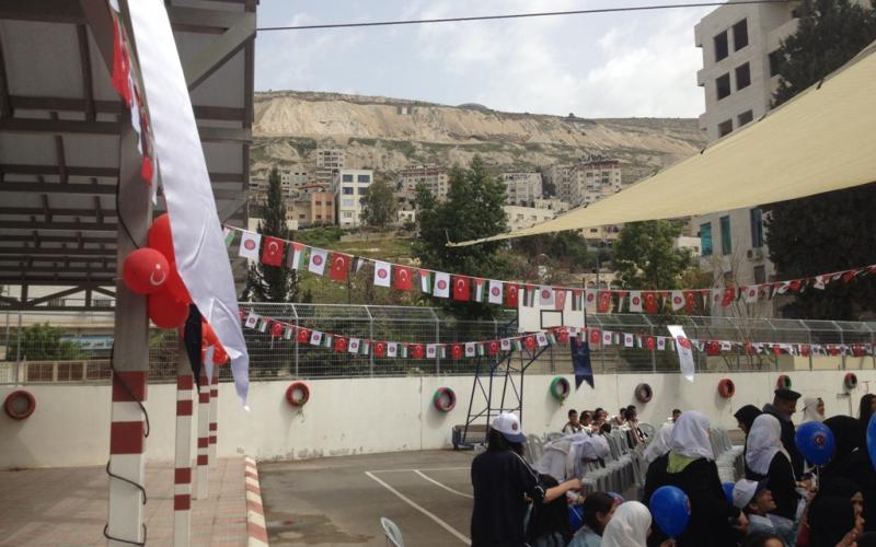 صور: افتتاح المدرسة التركية للبنات في نابلس