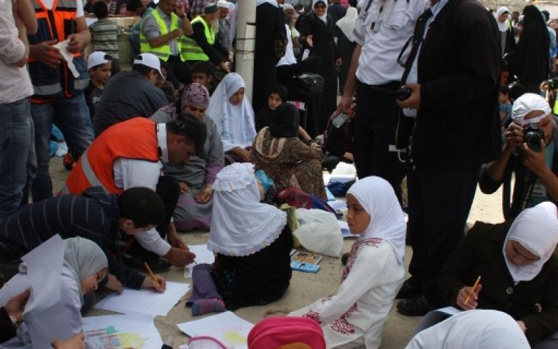 بالصور.. أطفال فلسطين يجددون البيعة والحُب للأقصى