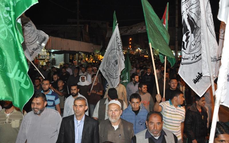 صور.. مسيرة حاشدة في رفح نصرة للأسرى