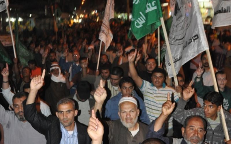 صور.. مسيرة حاشدة في رفح نصرة للأسرى