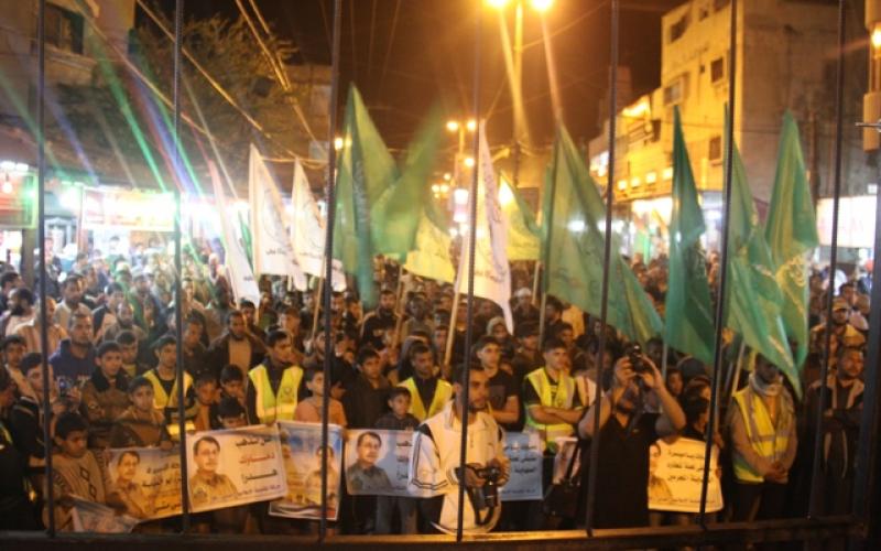 صور: مسيرة برفح تندد باستشهاد "أبو حمدية"