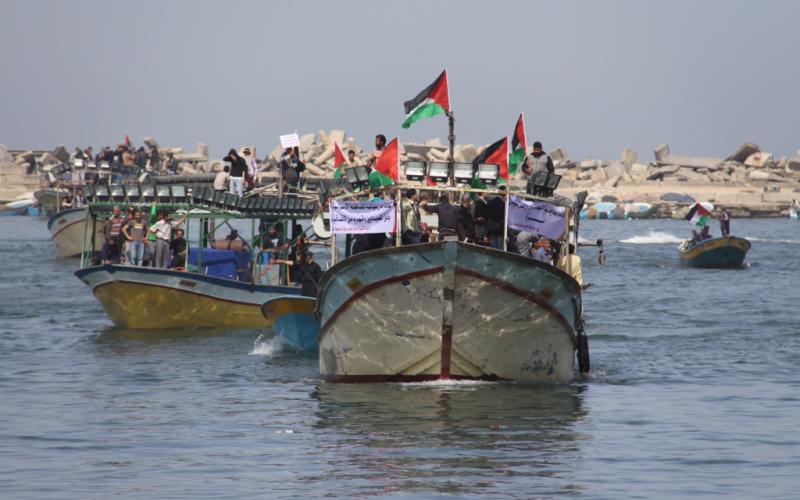 صور: "حقنا نصطاد بحرية في بحرنا"