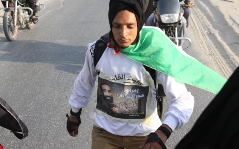صور: عرض للتزلج برفح تضامناً مع الأسرى