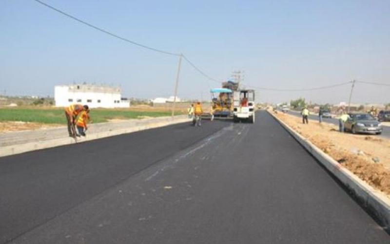 صور: سير العمل في شارع صلاح الدين