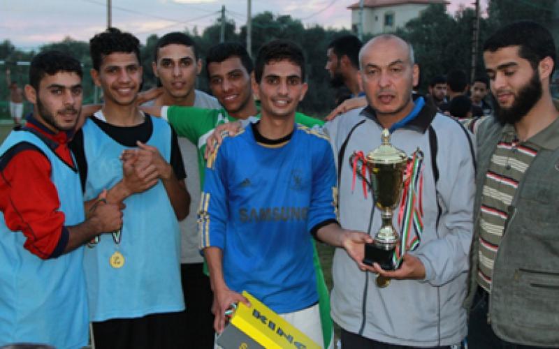 بالصور:"الفتوح" بطلاً لدوري القادة بالمغازي