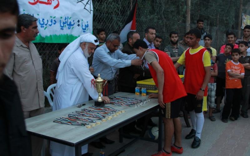 بالصور:"الفتوح" بطلاً لدوري القادة بالمغازي