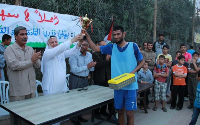 بالصور:"الفتوح" بطلاً لدوري القادة بالمغازي