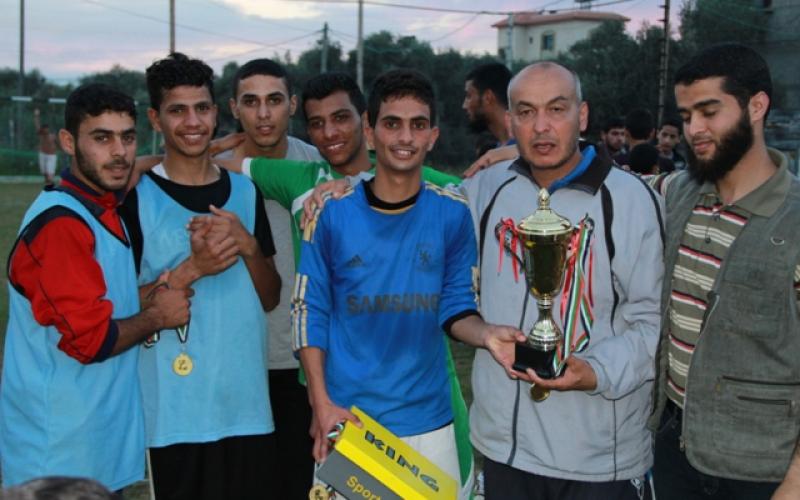 بالصور:"الفتوح" بطلاً لدوري القادة بالمغازي