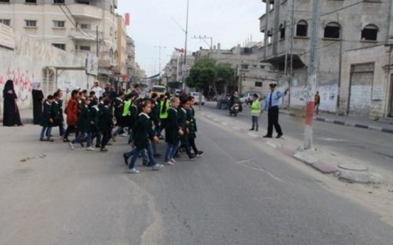 بالصور: تخريج "الشرطي الصغير" بخانيونس