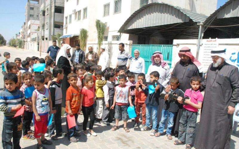 بالصور: اللجنة الشعبية للاجئين تحيي النكبة