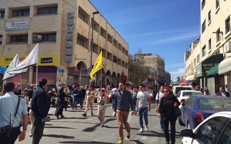 صور: مسير كشفي لأطفال التوحد بالقدس