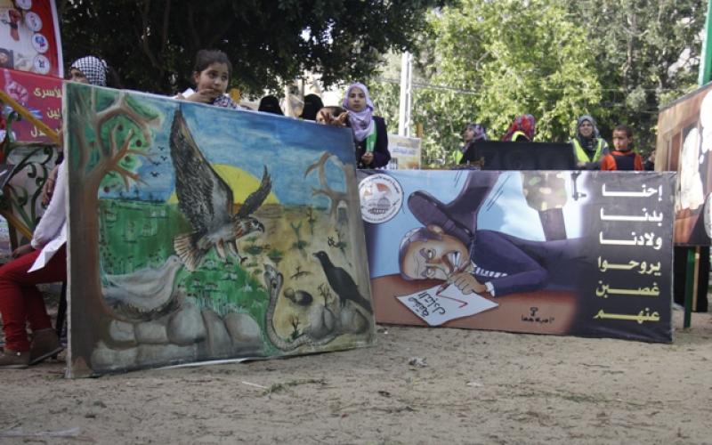 بالصور: الحركة النسائية تنظم مهرجاناً بيوم الأسير برفح