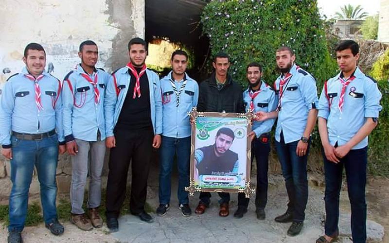 صور: كشافة المغازي تكرم عوائل الأسرى